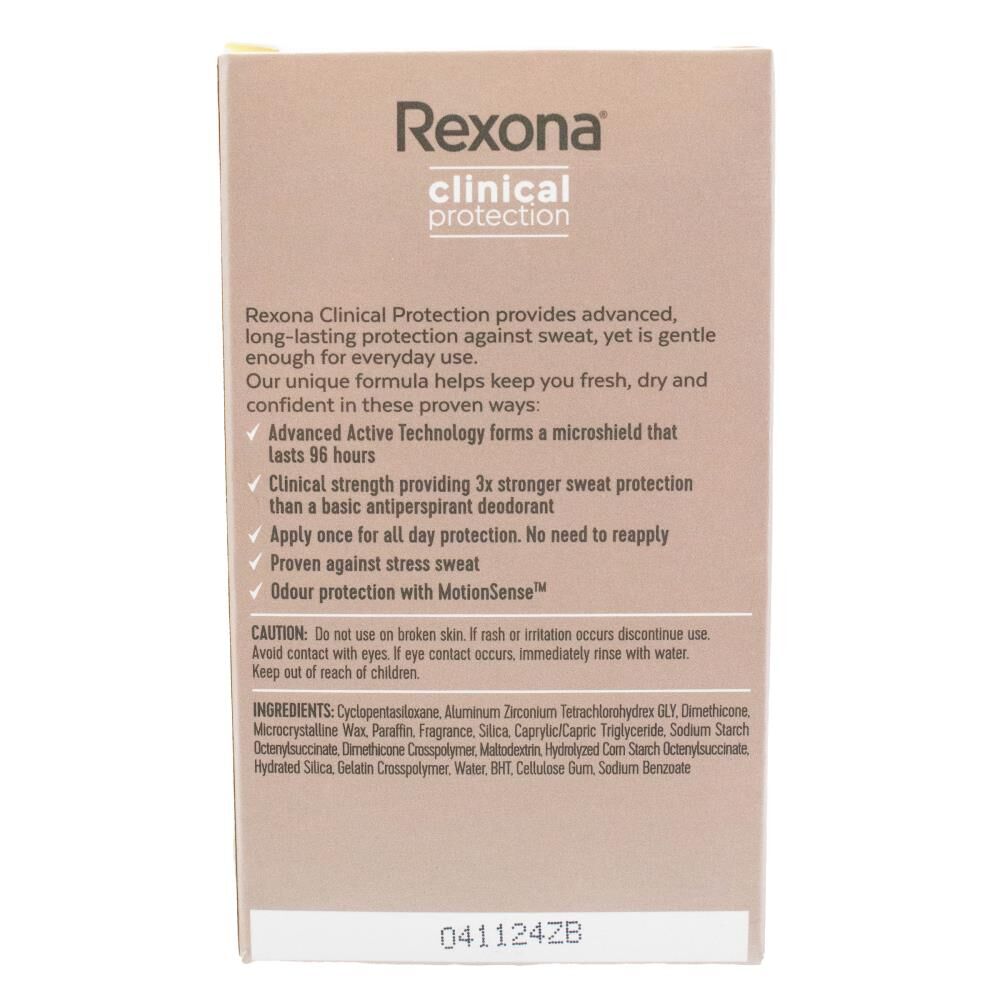 Rexona 45ml Antiperspirant Deodorant Cream Clinical Protection 96Hr Protect — image 2