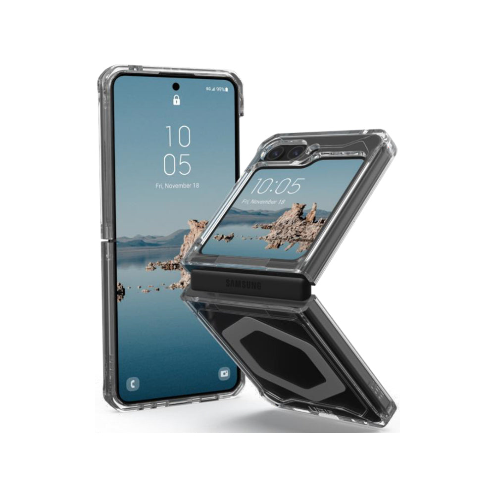 214455114333-urban-armour-gear-plyo-pro-case-for-samsung-galaxy-flip-6-ice-silver
