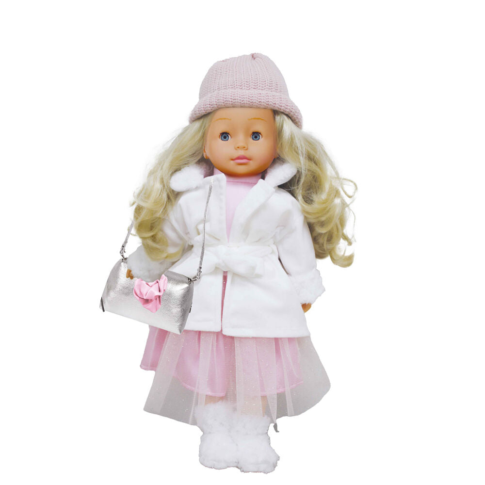 Bambolina Kids 46cm Speaking Girlz Doll w/ White Coat 100 words Pretend Play Toy — image 2