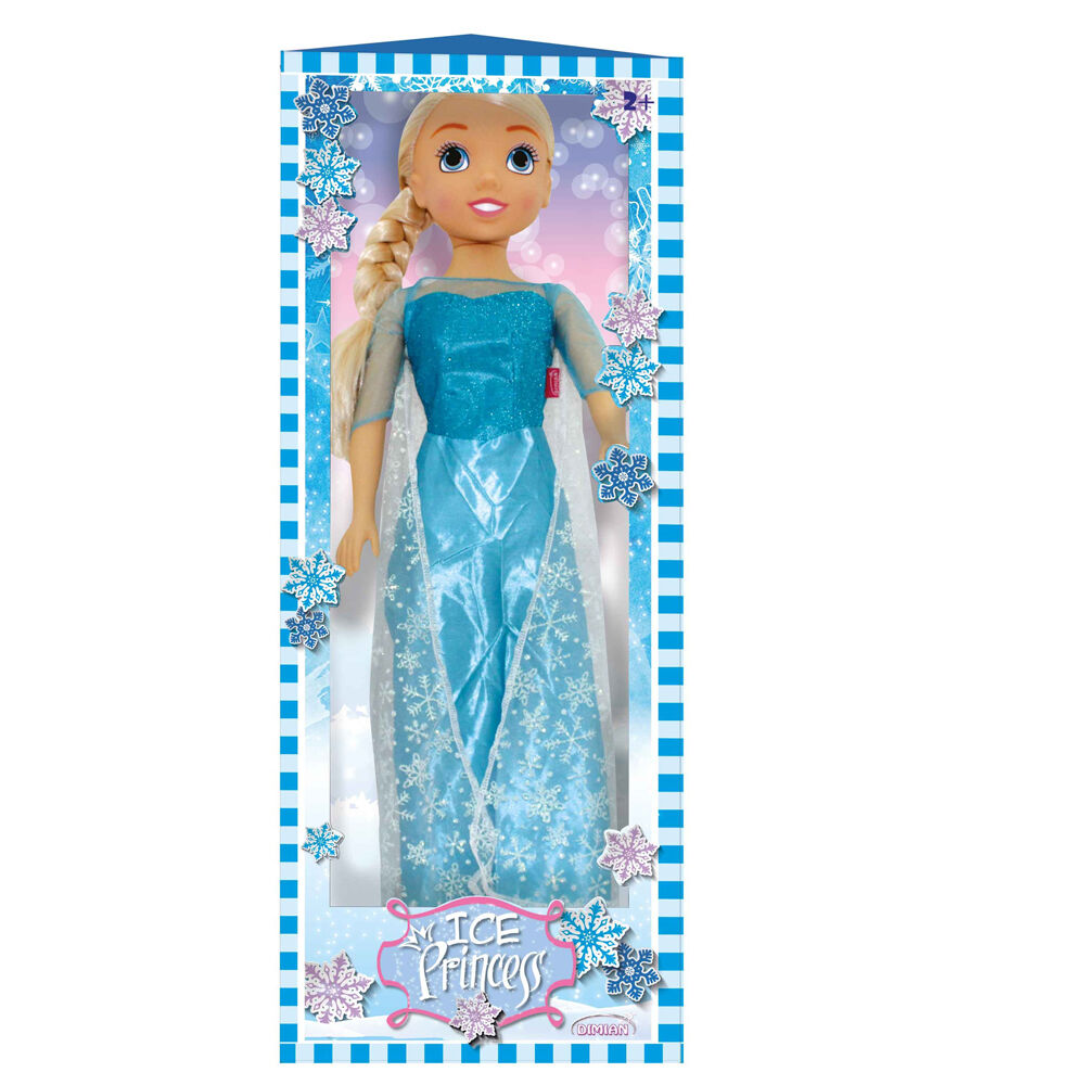 Bambolina Kids 80cm Fashion Doll Ice Princess in Blue box Pretend Play Toy 3y+ — image 2