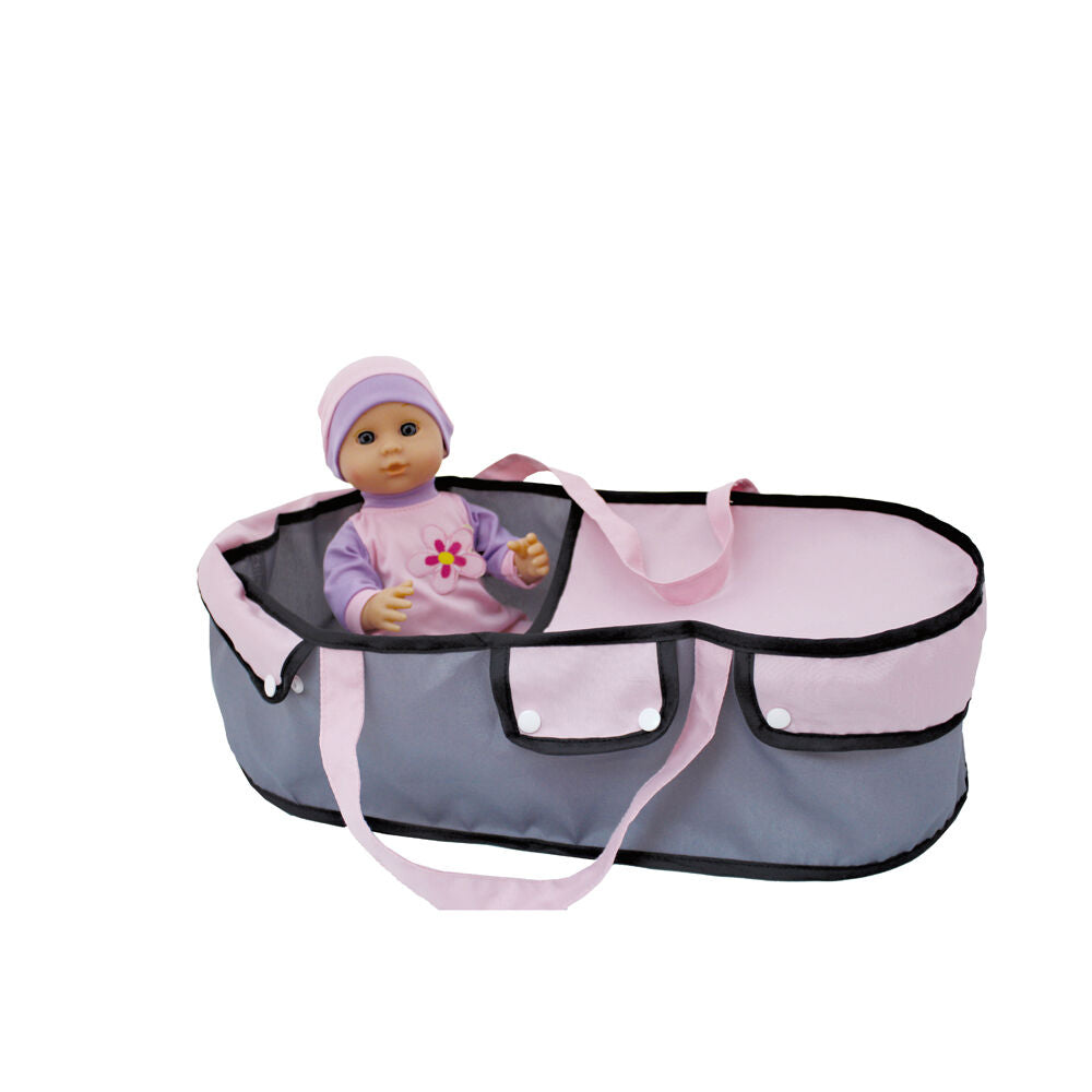 Bambolina Role-Play Foldable Stroller Doll & Pram 2 in 1 Set Childrens Toy — image 2