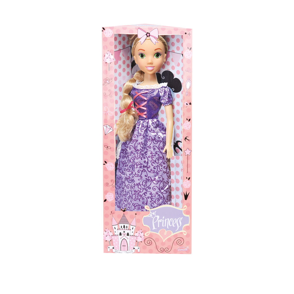 Bambolina Kids 80cm Fashion Doll Princess in Purple Dress Play Toy Assorted — image 2