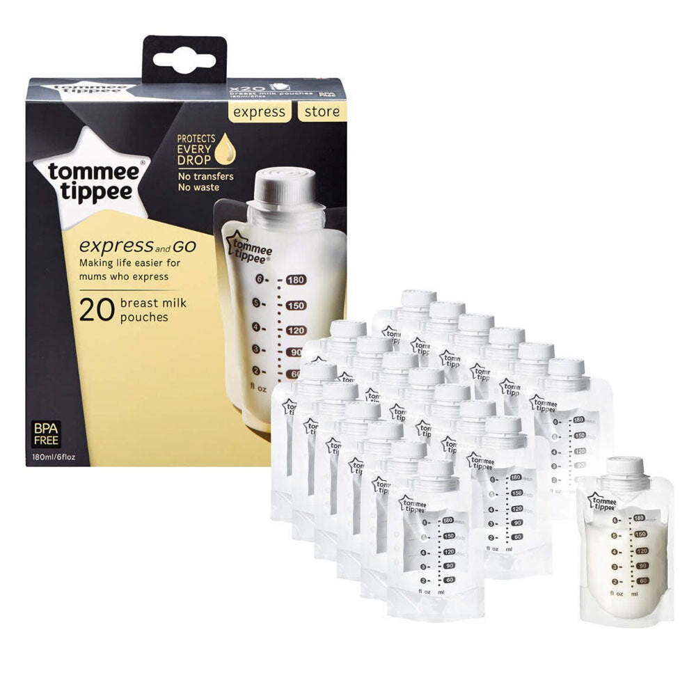 Tommee Tippee 20PK Tommee Tippee Breast Milk Pouches (2 Pack) — image 2