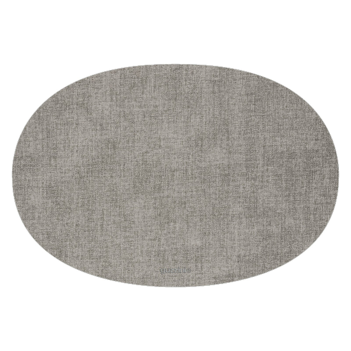 Guzzini Tiffany 48cm Oval Fabric Reversible Placemat - Sky Grey (4 Pack) — image 2