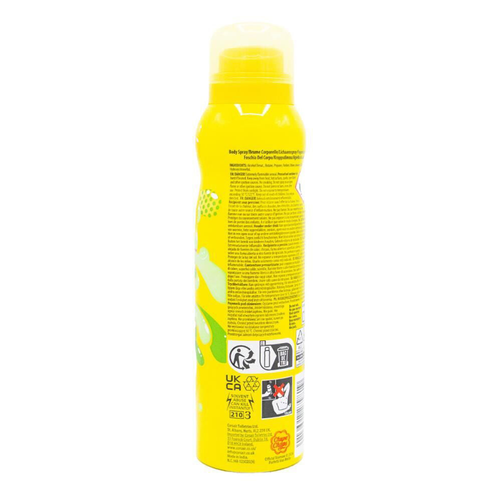 Chupa Chups Body Spray Mist 150ml Lemon Sorbet Sweet Fruity Fragrance (6 Pack) — image 3