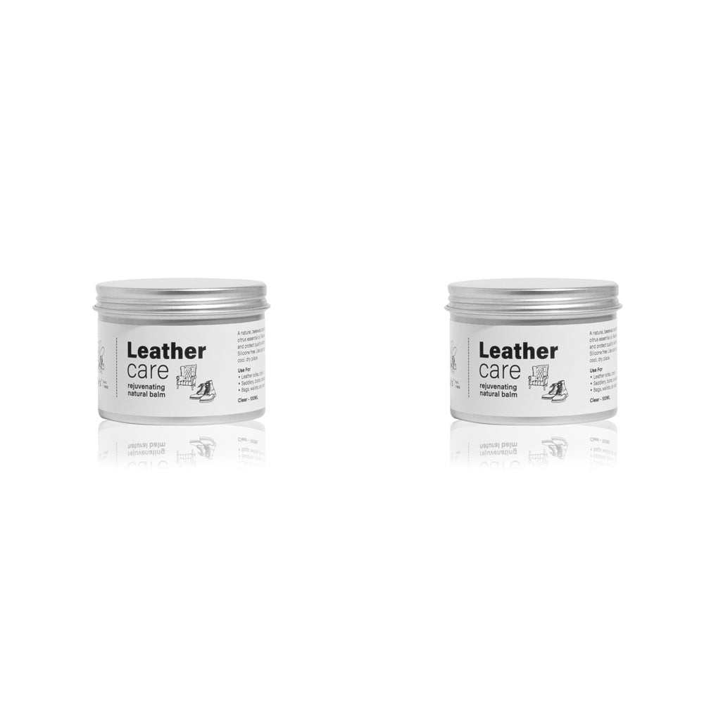 Gilly's Non Toxic Beeswax Home Leather Protection Care Conditioner Wax 100ml (2 Pack)