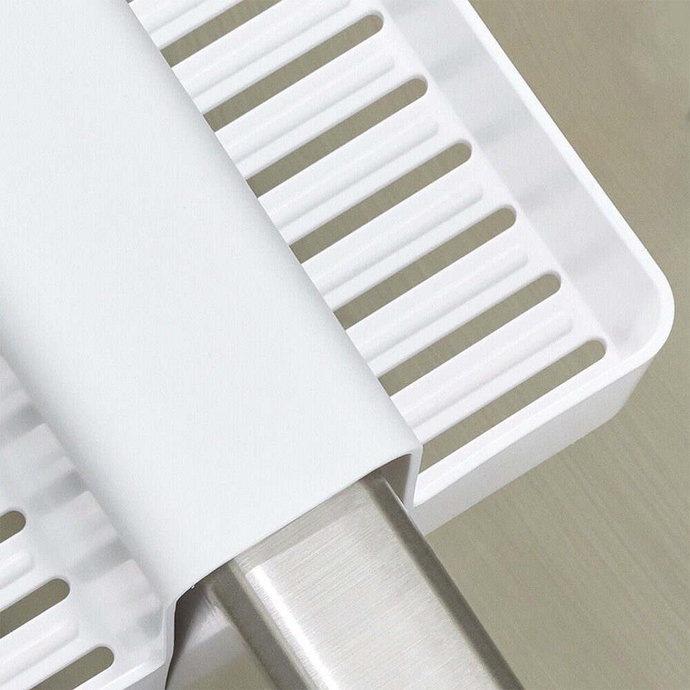 Idesign Classic Plastic Sink Saddle Kitchen Caddy w/ 2-Compartments White (2 Pack) — image 5