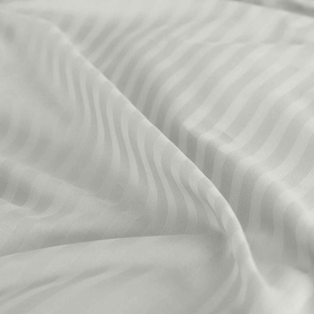 Royal Comfort Damask Sheet Set 1200TC Stripe Cotton Blend Silver — image 5
