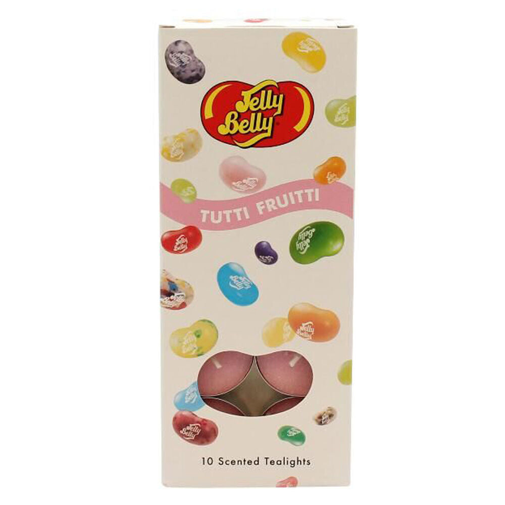Jelly Belly 10pc Jelly Belly Tutti Fruitti Scented Tealight Candles Room Fragrance Pink (10 Pack) — image 2