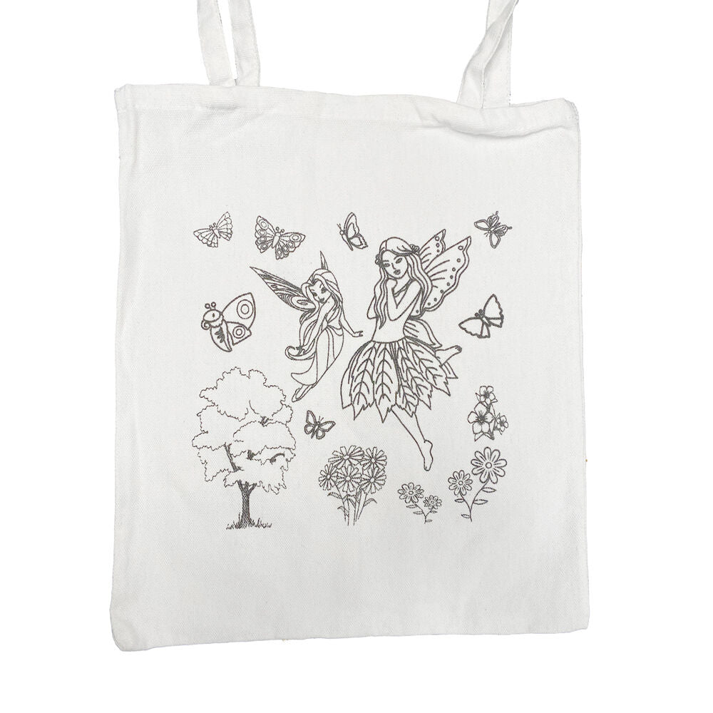 Krafters Korner 39x33cm Custom Design Cotton Tote Bag w/ 5 Markers Assorted — image 3