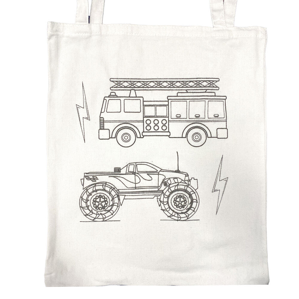 Krafters Korner 39x33cm Custom Design Cotton Tote Bag w/ 5 Markers Assorted — image 5