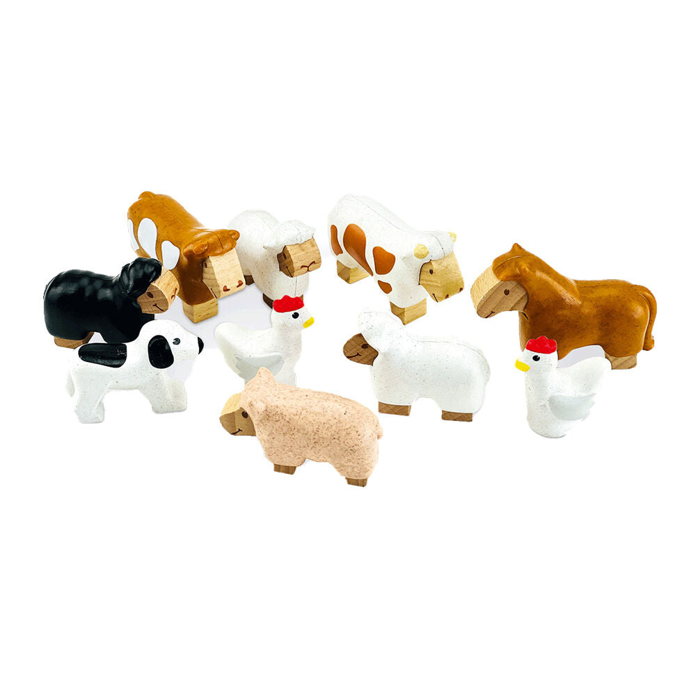 Beleduc My Little World Farm Animals Set Educational Play Toy Kids - 3y+ (10 Pieces)