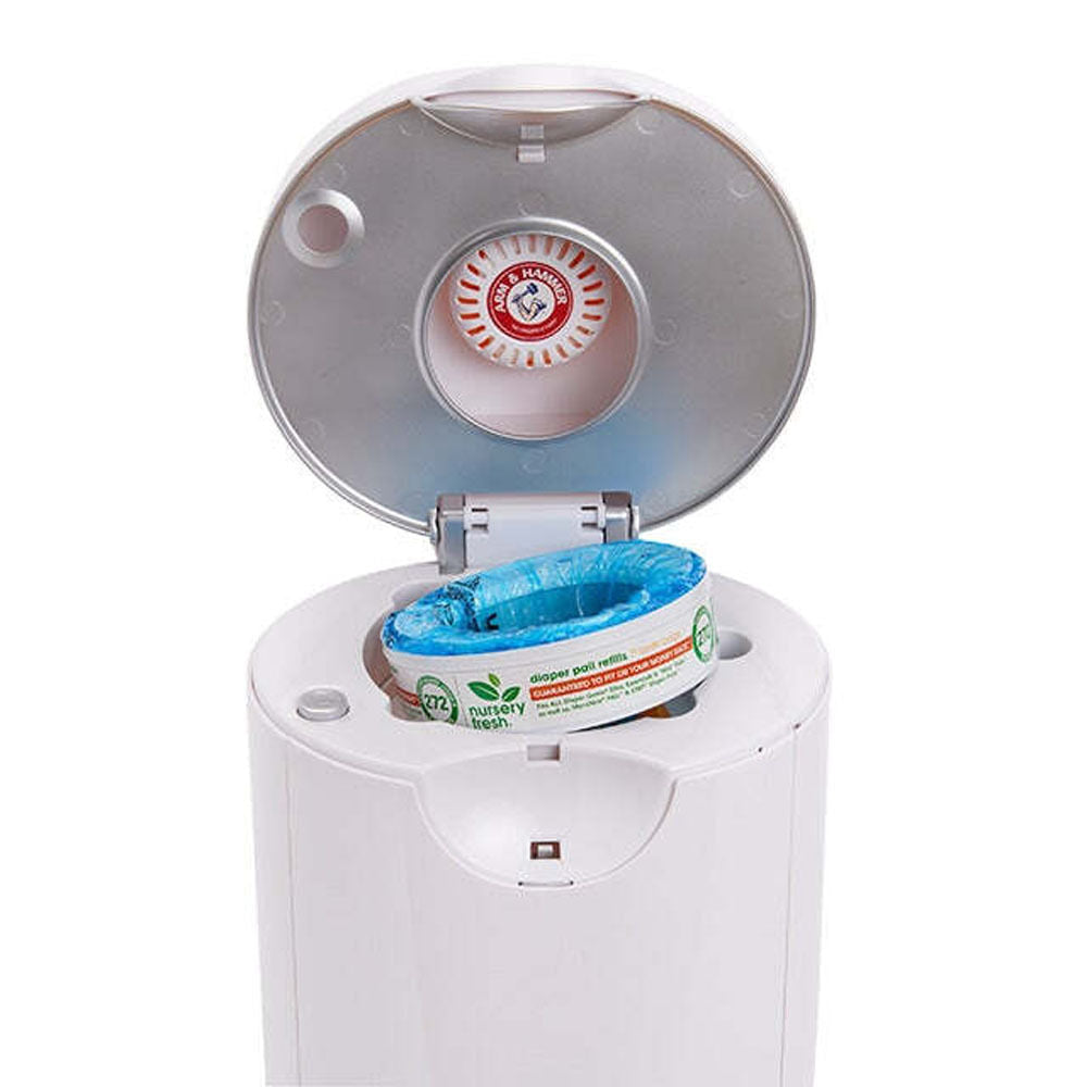Munchkin 30L Baby Pail Self-Sealing Nappy Bin w/ Starter Refill & 1x 272 bags — image 3