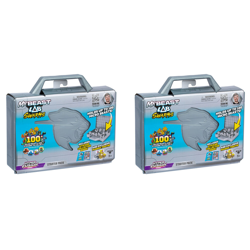 Mrbeast Lab Swarms S3 Starter Pack Water Activated Science Toys (2 Pack)