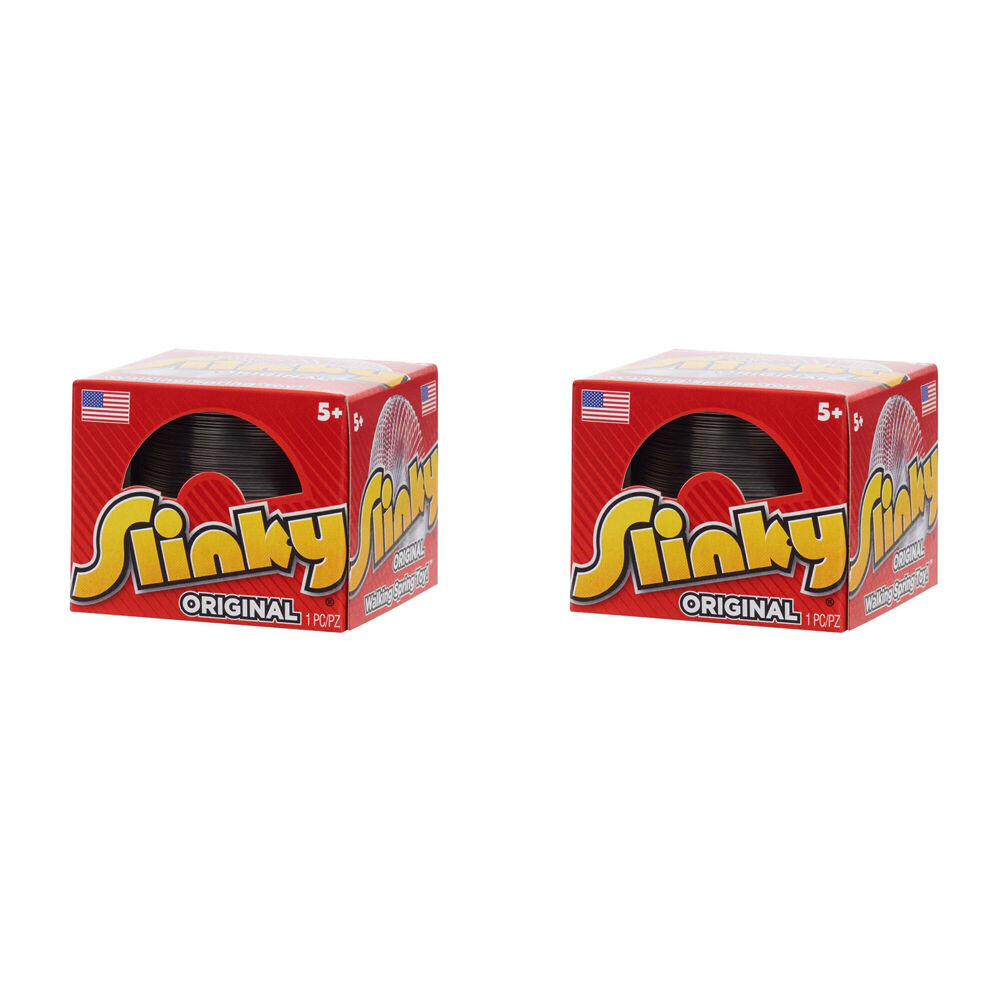 Slinky Classic Walking Spring Kids/Children Interactive Fun Play Toy 5y+ (2 Pack)