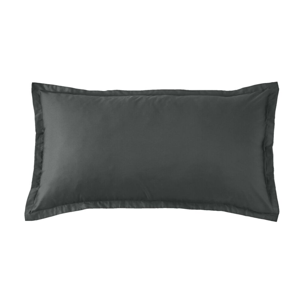 Grosvenor House 500TC Egyptian Cotton King Tailored Pillowcase Charcoal (4 Pack) — image 2