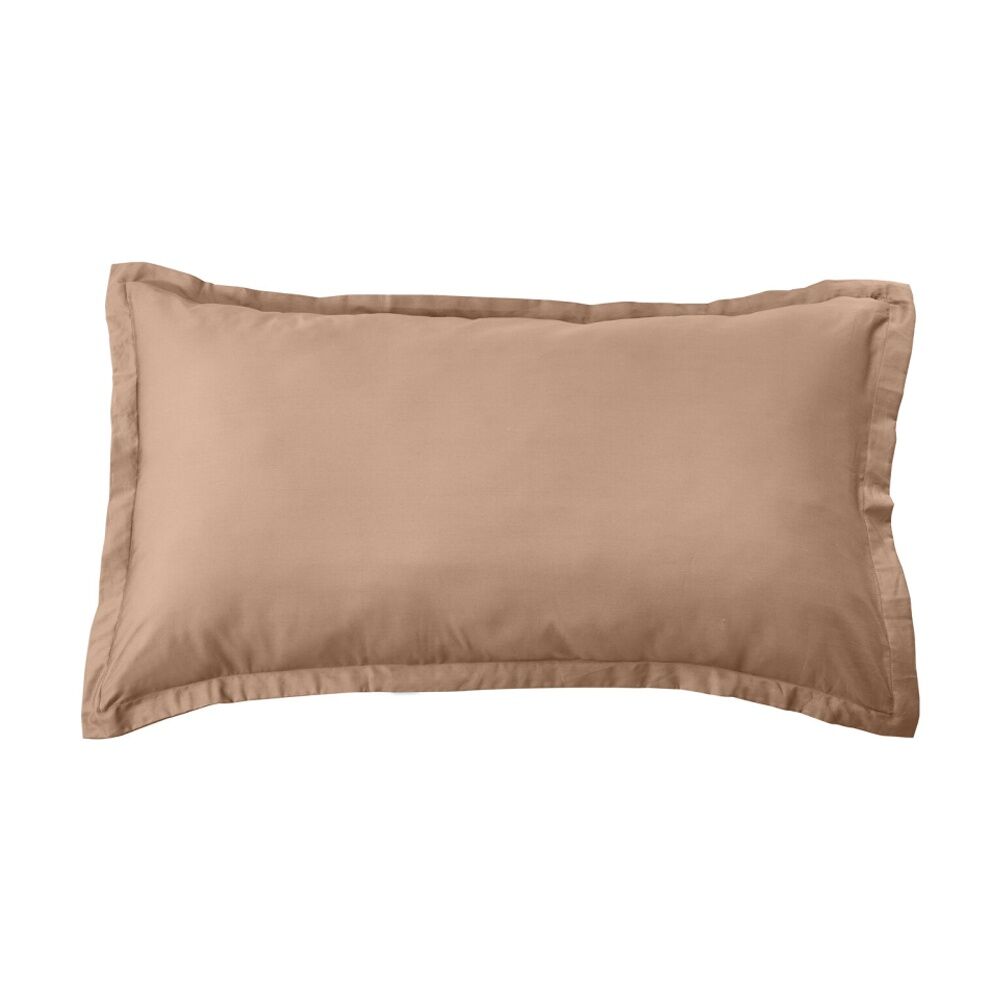 Grosvenor House 500TC Egyptian Cotton King Tailored Pillowcase Clay (2 Pack) — image 2