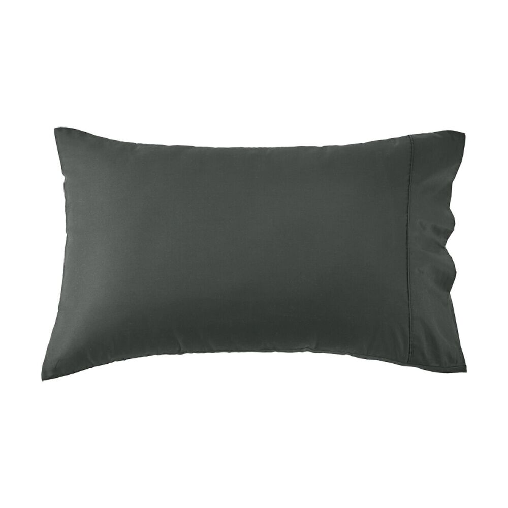 Grosvenor House 500TC Egyptian Cotton Standard Pillowcases Charcoal (2 Pieces) — image 2