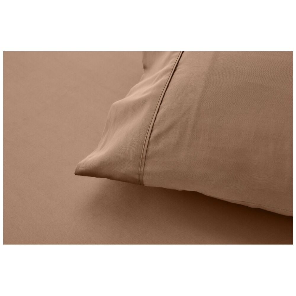 Grosvenor House 500TC Egyptian Cotton Standard Pillowcases Clay (2 Pieces) — image 3