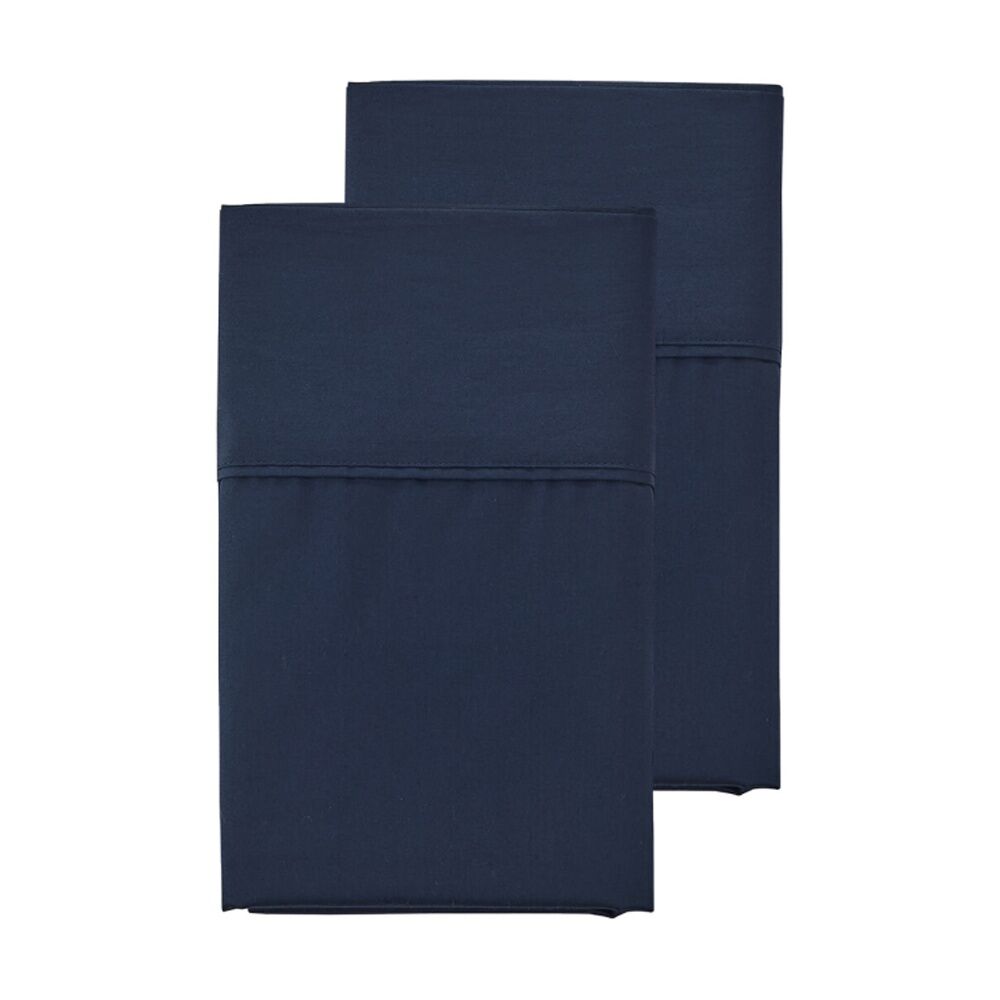 Grosvenor House Egyptian Cotton Standard Pillowcases 2x 2pc 500TC - Navy Blue — image 2