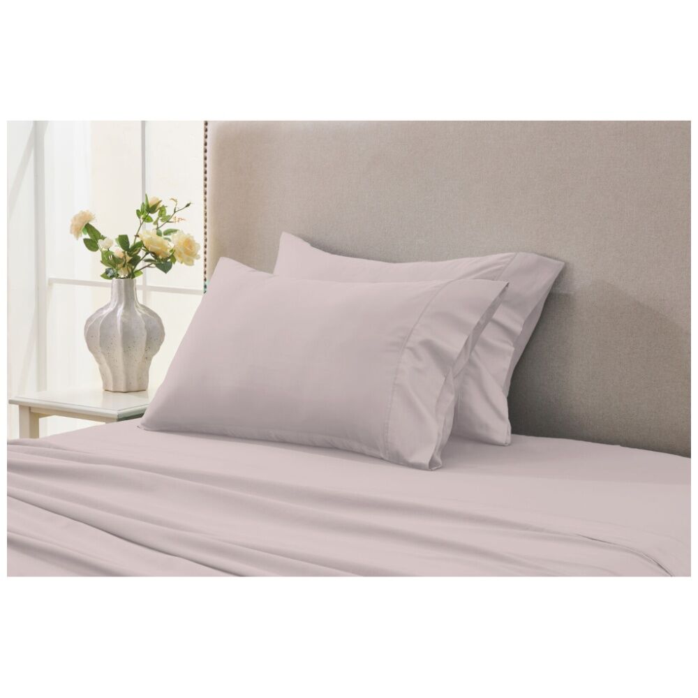 Grosvenor House Egyptian Cotton Standard Pillowcases 2x 2pc 500TC - Pink