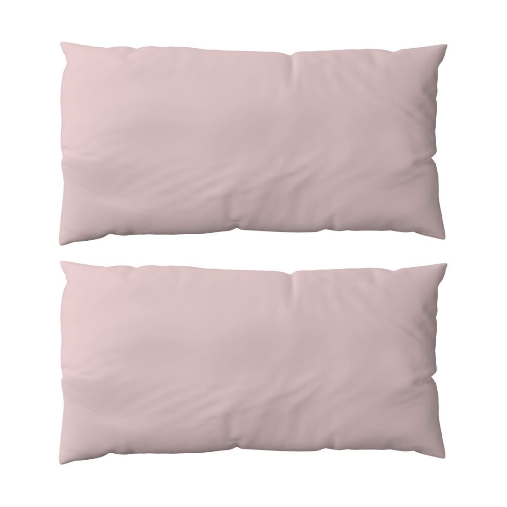 The Lighthouse Washed Cotton Standard Bedding Pillowcases Pink (2 Pieces)