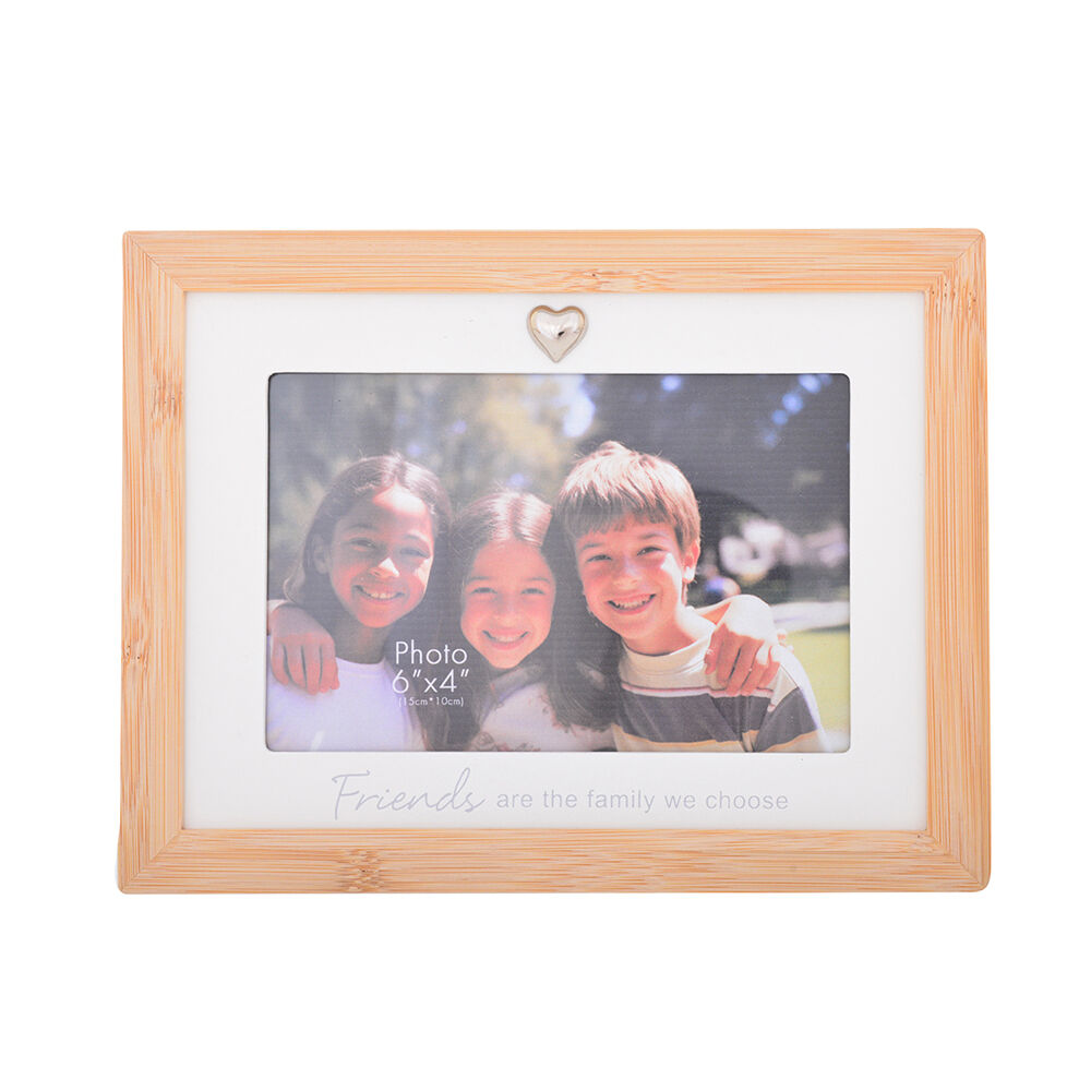 26539-gibson-gifts-bamboo-heart-friends-6x4-keepsake-memory-photo-frame-holder