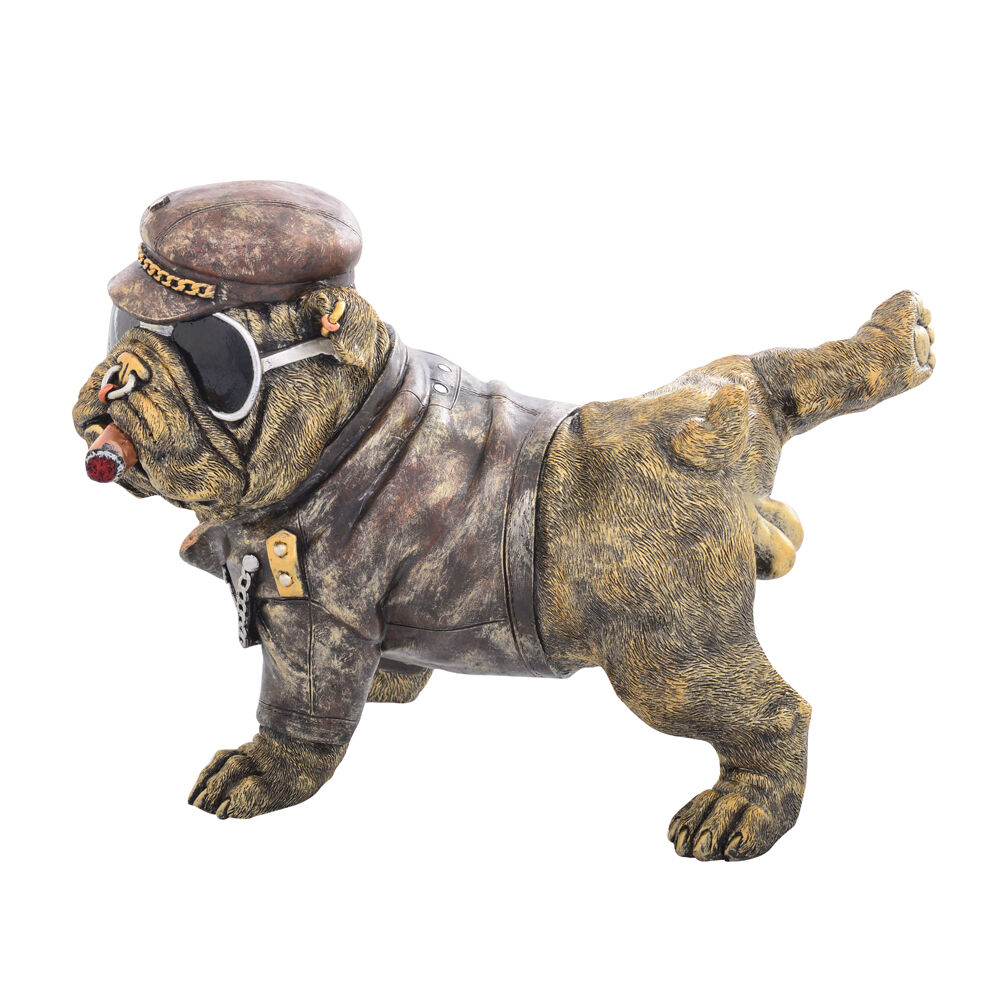 26592-gibson-gifts-dudes-cocky-bulldog-resin-figurine-decor-30cm-bronze