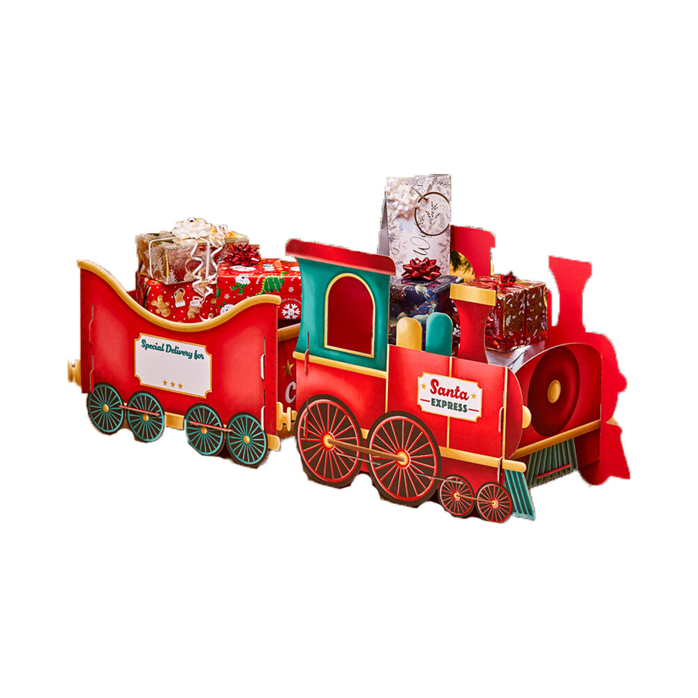 Gibson Gifts 300x1100x440mm Santa Express Christmas Themed Train Gift Box Large