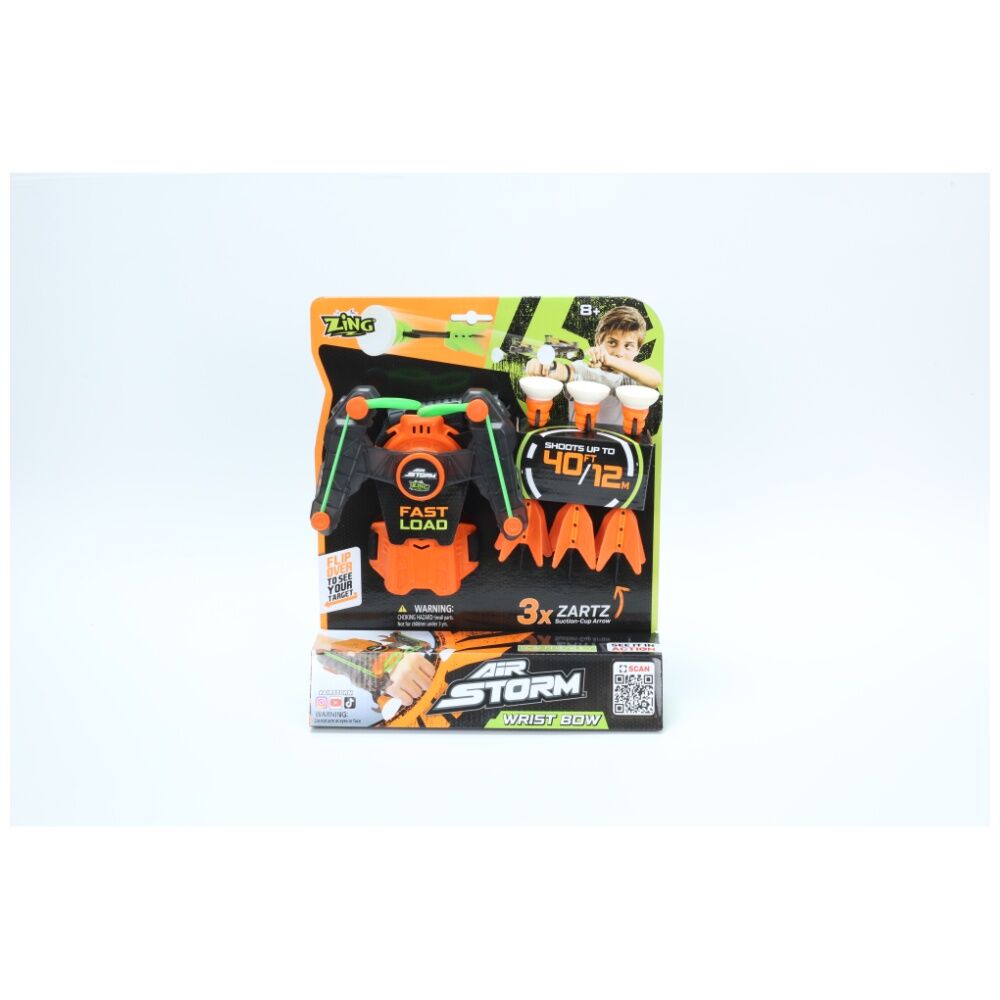 Zing Indoor Air Storm Wrist Bow Kids Toy w/ 3 Suction Cup Arrows — image 4