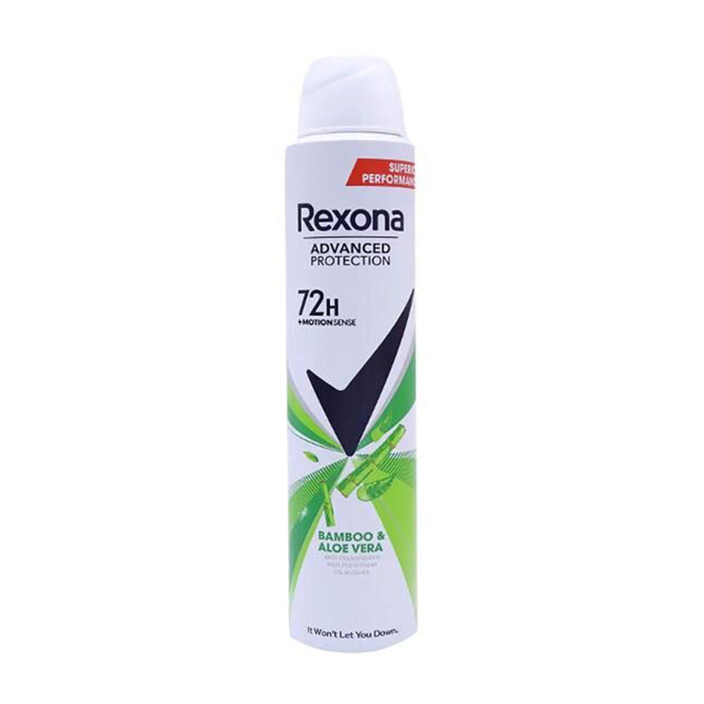 Rexona Women Underarm Deodorant Body Spray 200ml Bamboo & Aloe Vera (12 Pack) — image 2