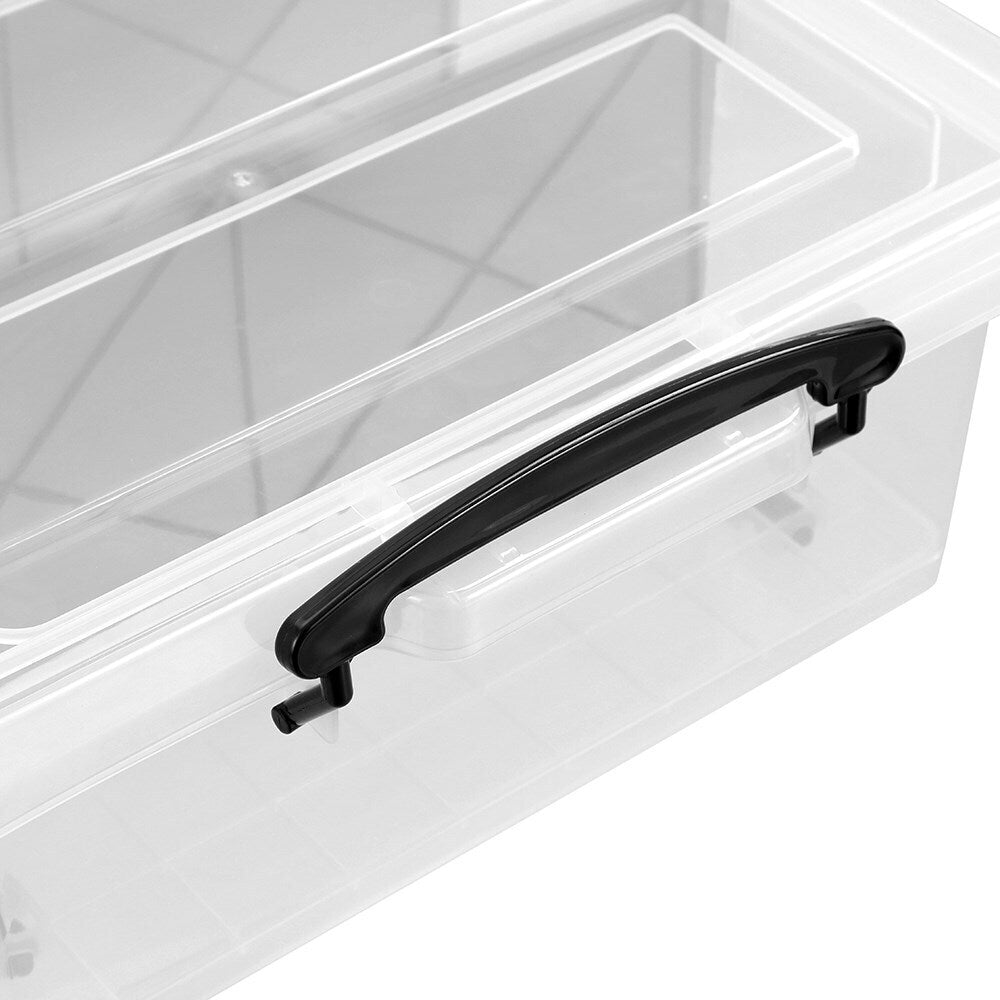 Boxsweden 57x38cm/25L 4 Section Compartment Storer Home/Office Tub Organiser (2 Pack) — image 4
