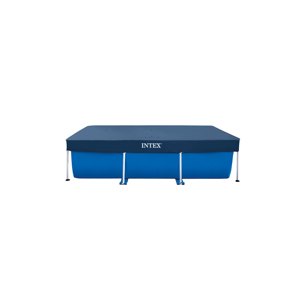 Intex Above Ground Outdoor Pool Cover/Protector Rect 2.6mx1.6m For 28270 Blue (2 Pack) — image 2
