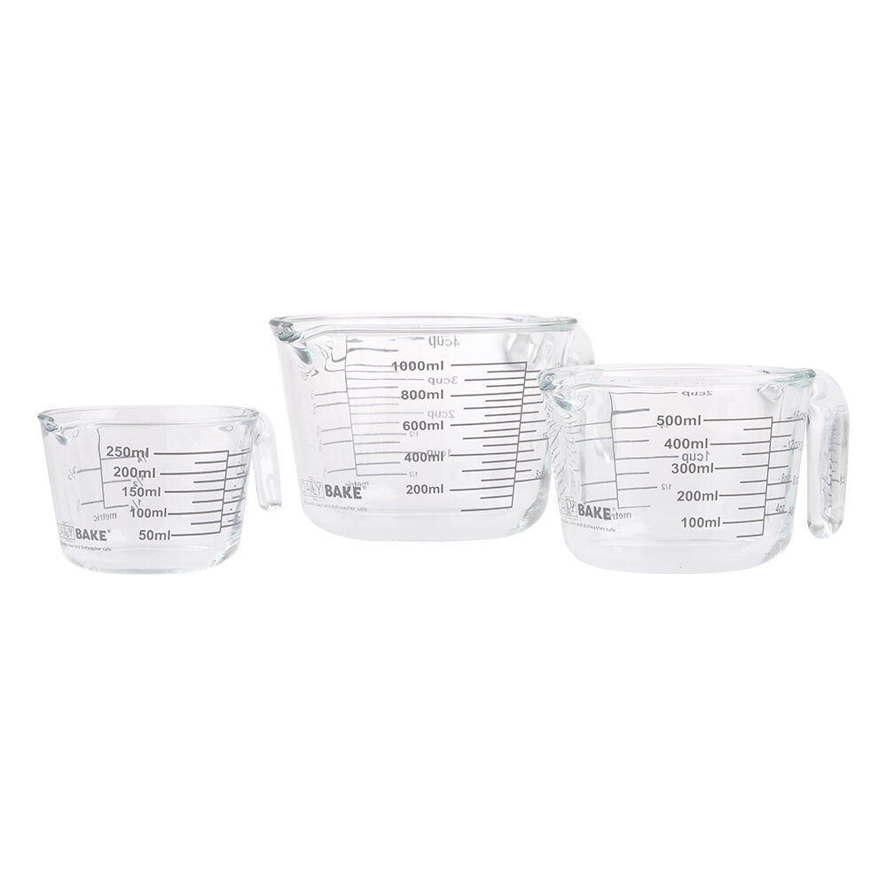 Daily Bake Borosilicate Glass 1-Cup/250ml Measure Jug Baking/Cooking Clear (2 Pack) — image 6