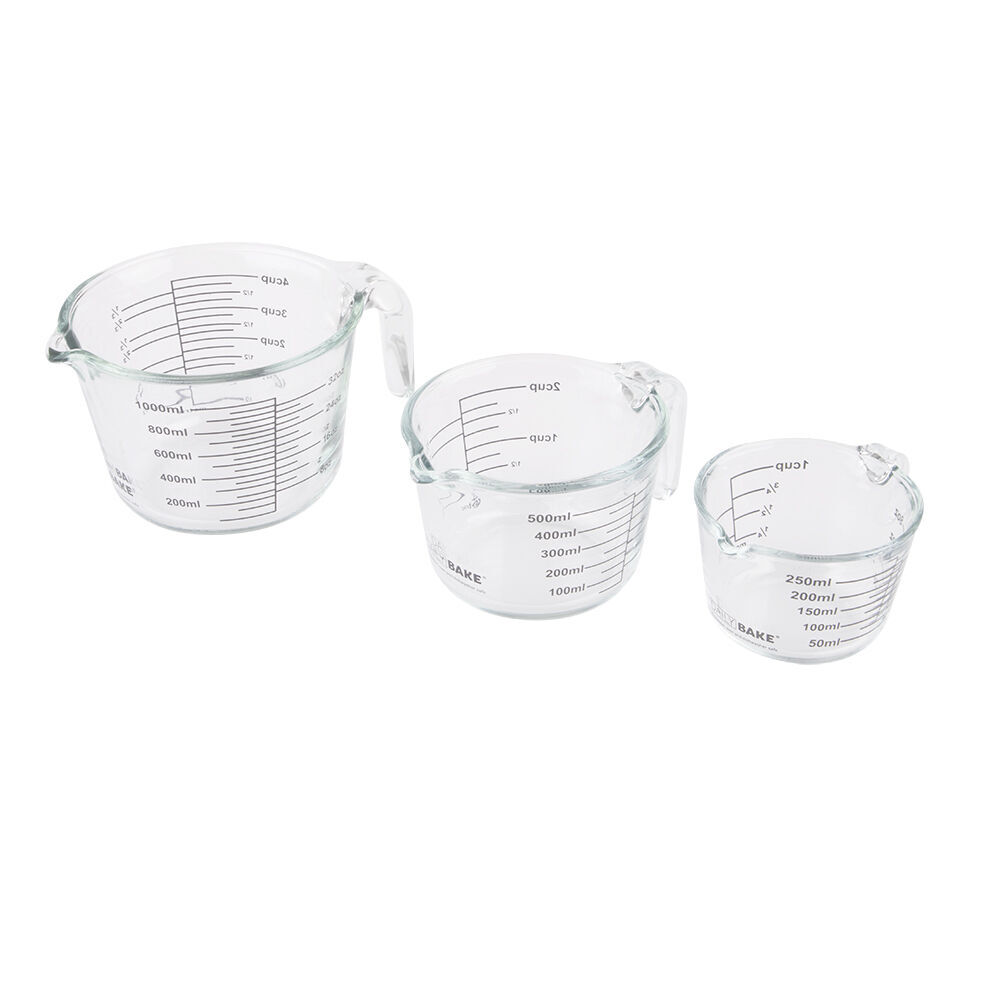 Daily Bake Borosilicate Glass 1-Cup/250ml Measure Jug Baking/Cooking Clear (2 Pack) — image 7