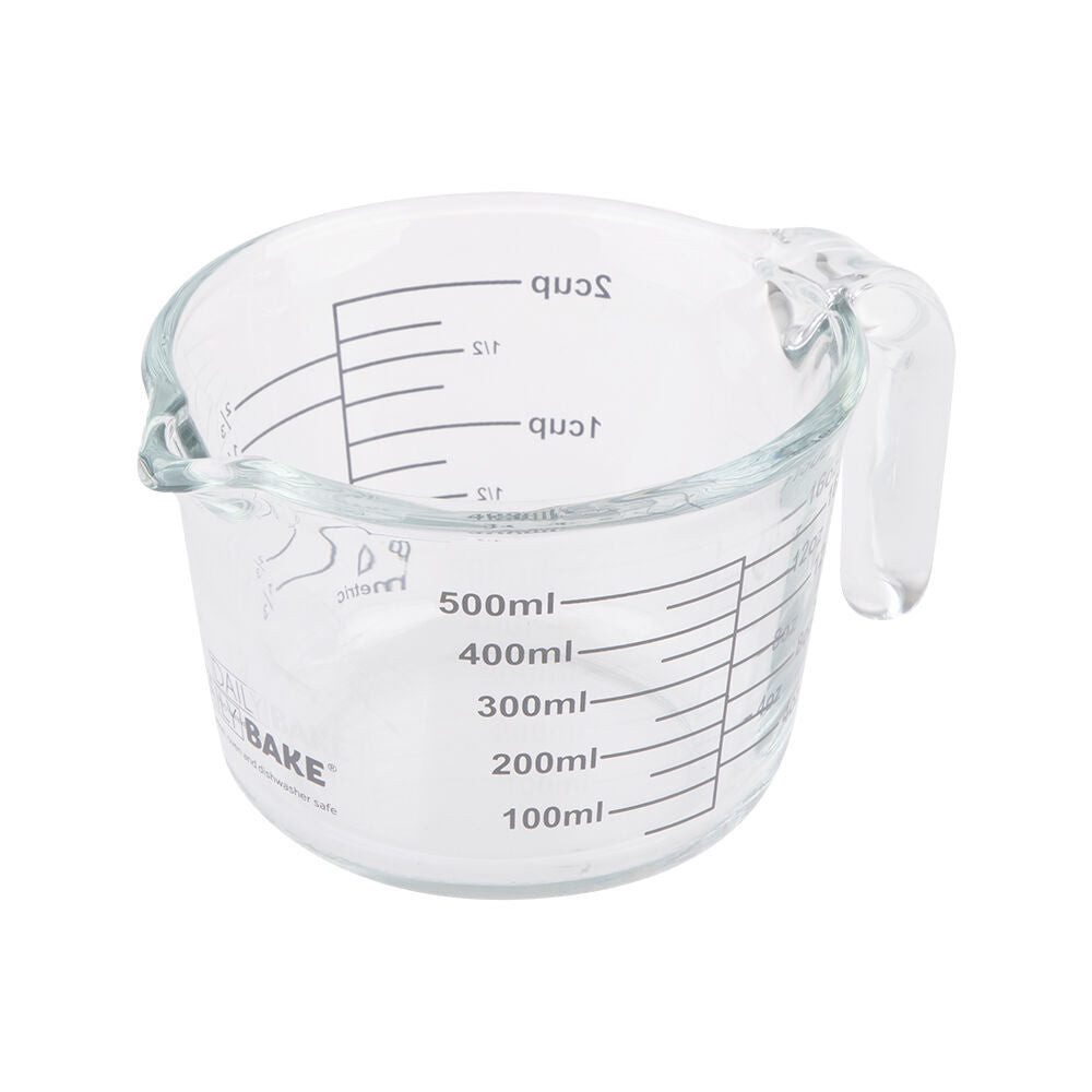 Daily Bake Borosilicate Glass 2-Cup/500ml Measure Jug Baking/Cooking Clear (2 Pack) — image 8