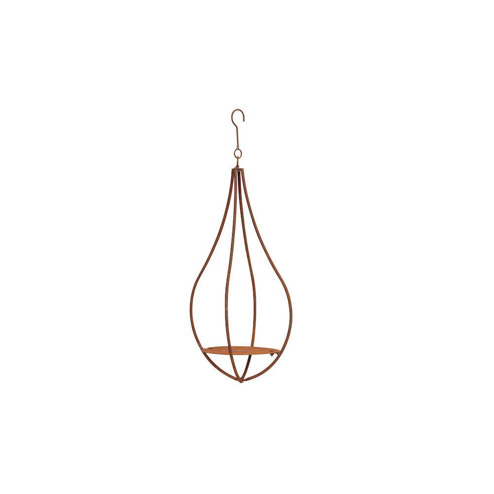 A.Fresco Rusted Metal Pot Holder KD Hanging Home/Garden/Patio Display Decor 55x20cm (2 Pack) — image 2