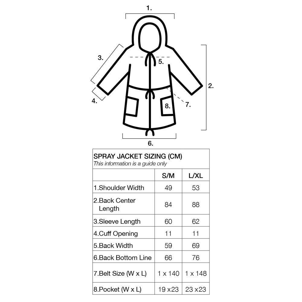 Annabel Trends Spray Jacket w/ Pouch Navy Spot