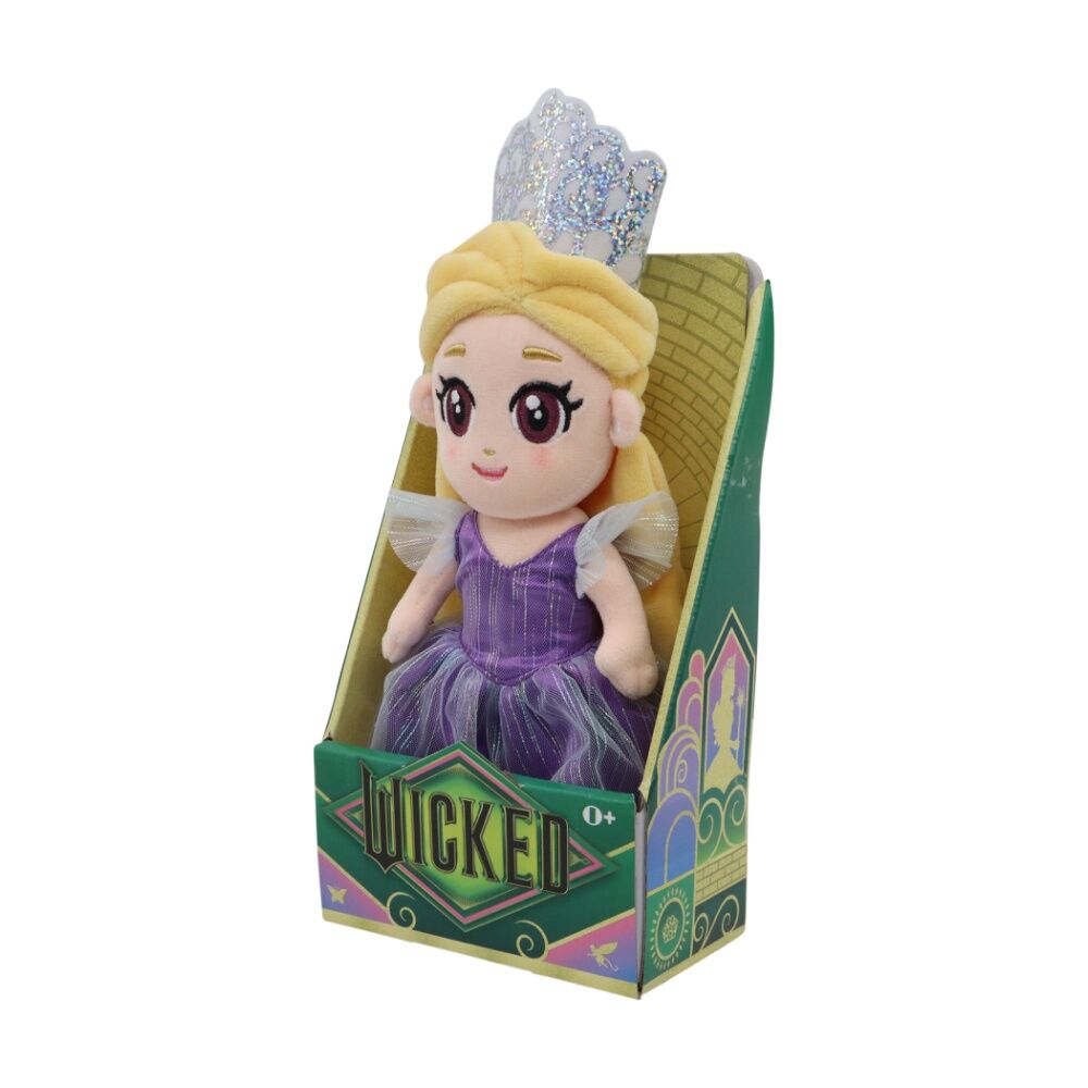 Wicked 8 Inch Kids Small Soft Plush Toy Glinda & Elphaba Assorted — image 9