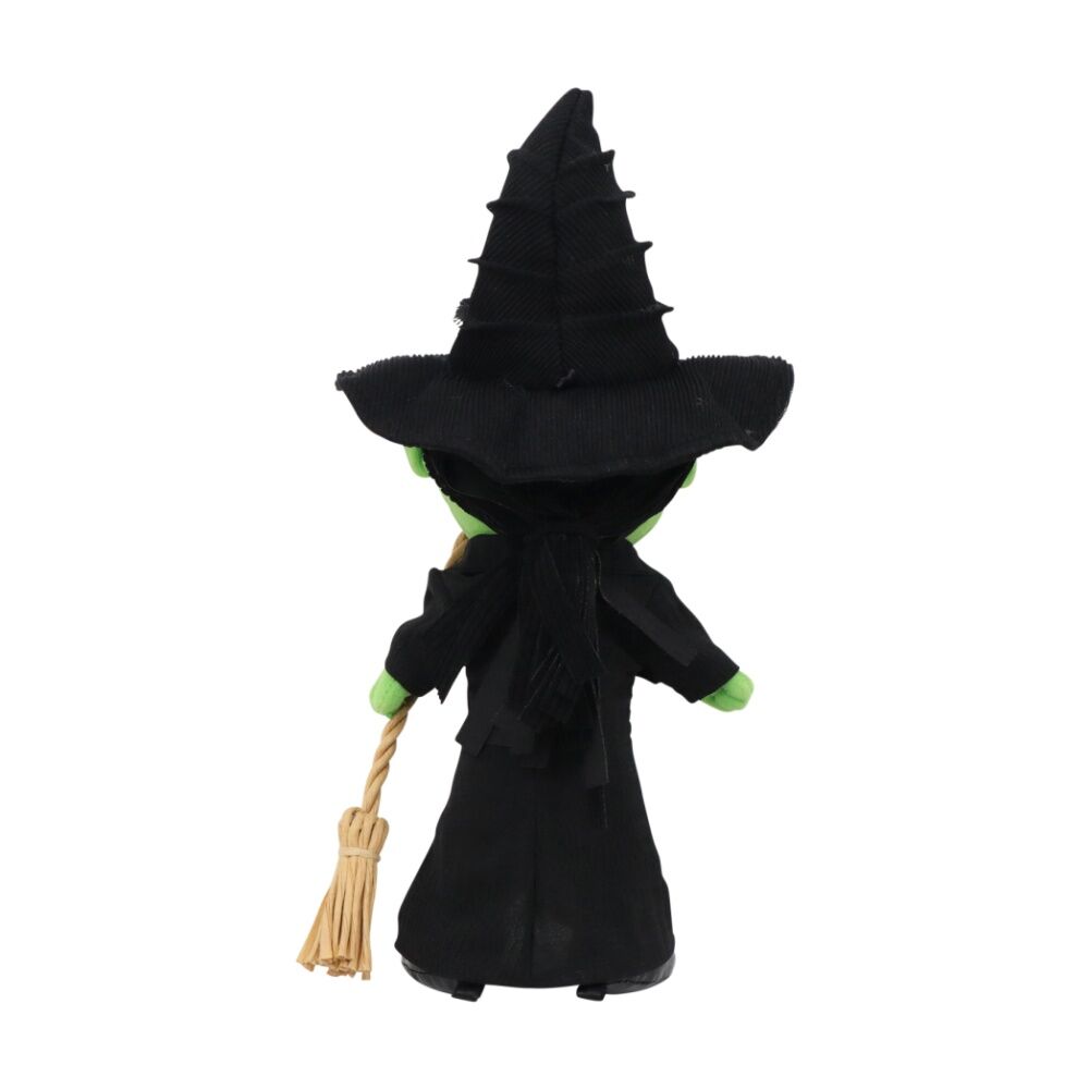 Wicked 10 Inch Kids Medium Soft Plush Toy Elphaba w/ Iconic Hat & Broom — image 10