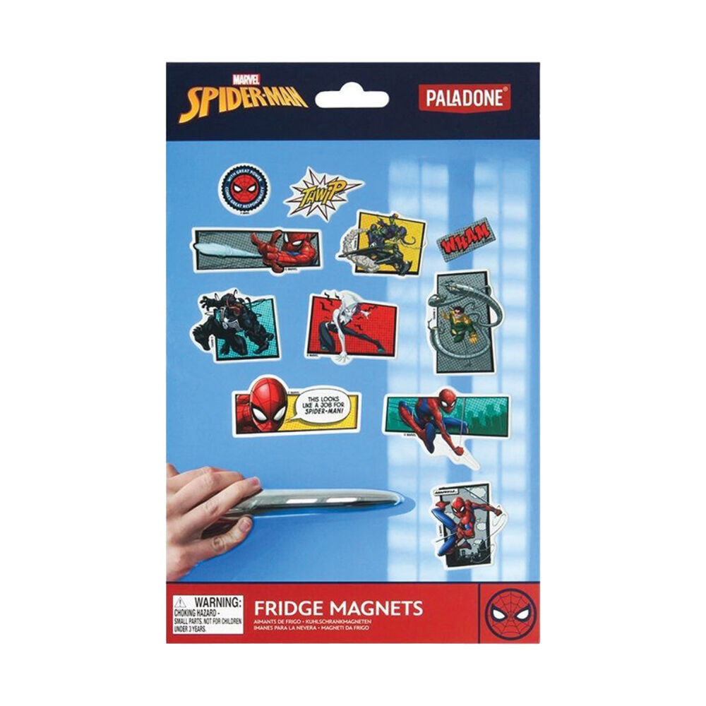 Marvel Spiderman Superhero Fun Vibrant Kids Fridge Decorating Magnets 3y+ (52 Pieces) — image 2