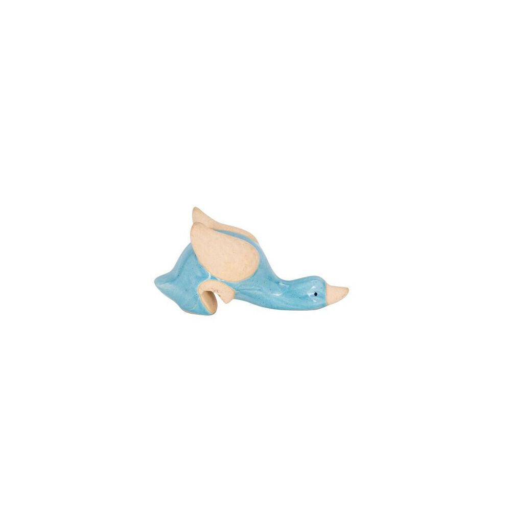A.Fresco Ceramic Duck Planter Pot Sitter Ornament 12x7cm Blue — image 3