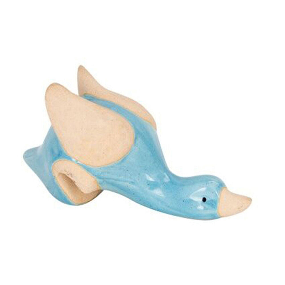A.Fresco Ceramic Duck Planter Pot Sitter Ornament 12x7cm Blue (4 Pack) — image 2