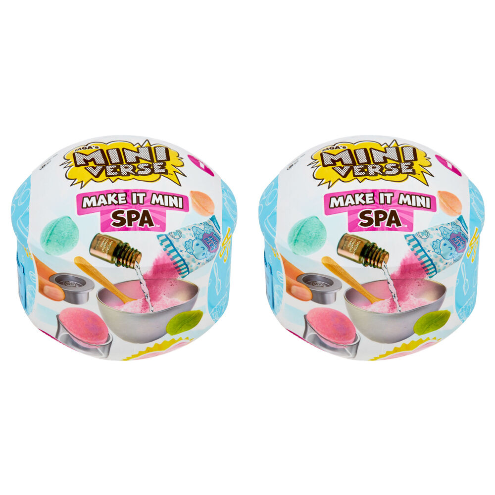 Mga's Miniverse Make It Mini Spa Kids/Children Pretend Play Toy Assorted 8y+ (2 Pack)