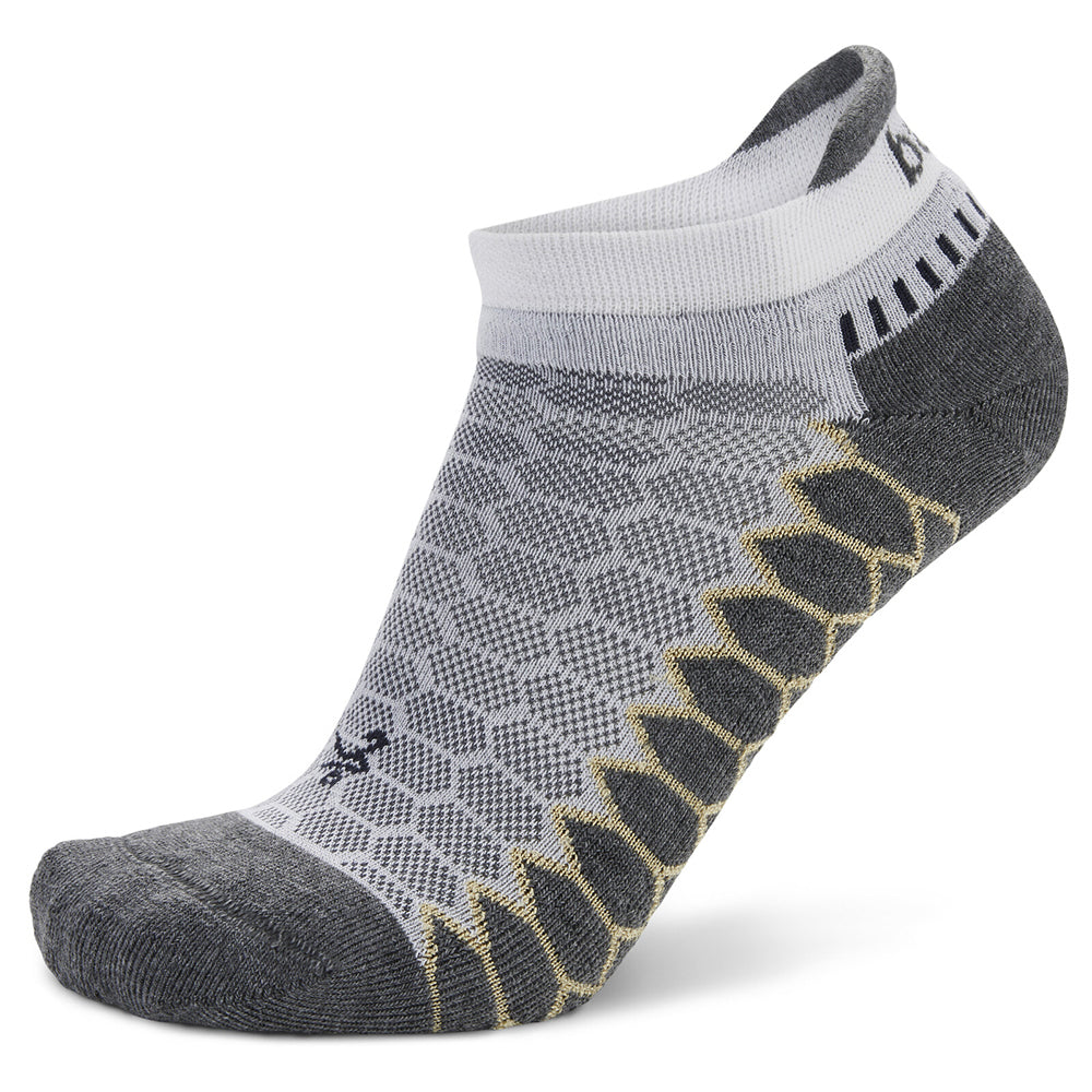Balega Silver Running Socks Dry Feet Compression US W 11-13/M 9.5-11.5 L White