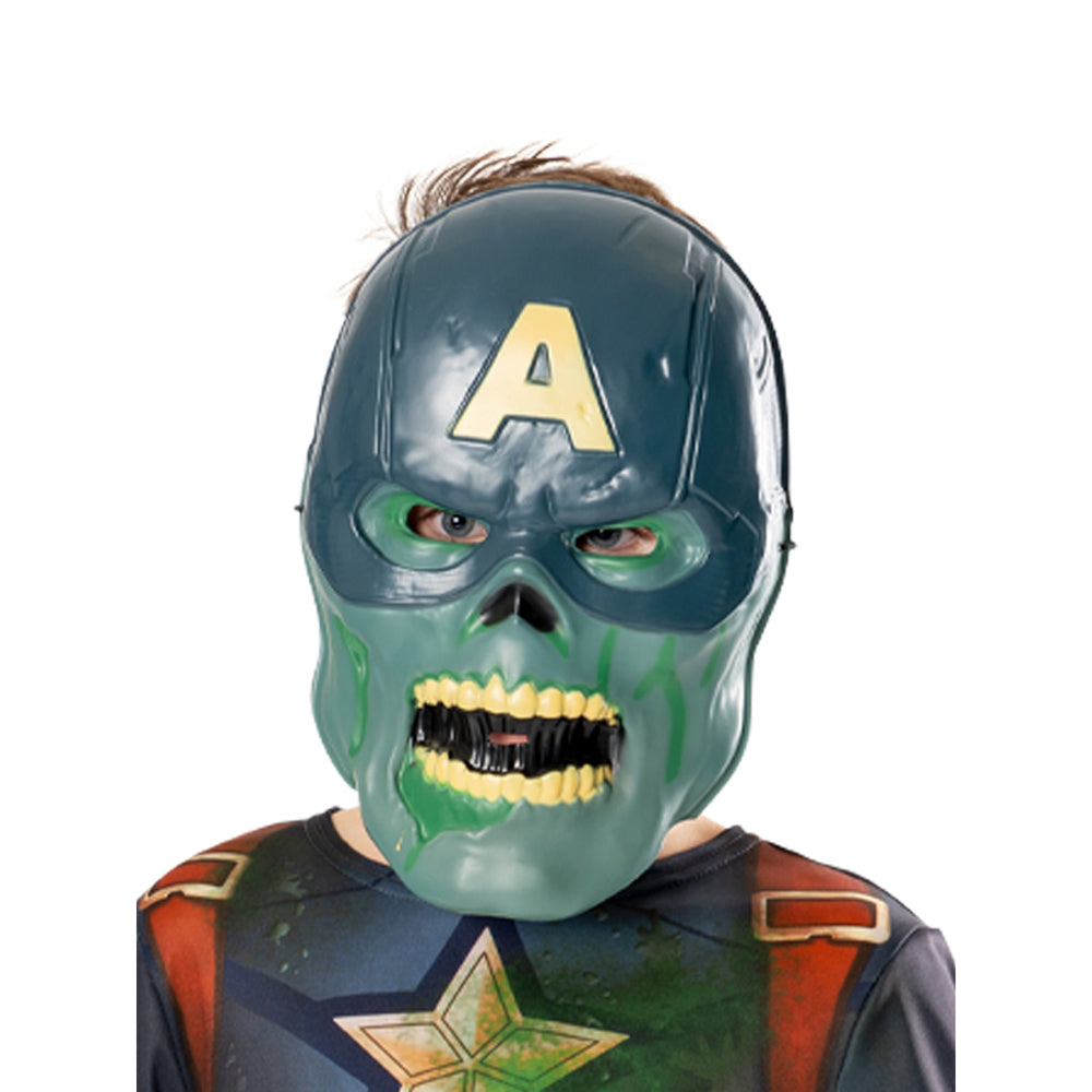 Marvel Size Captain America What If Zombie Jumpsuit Kids Costume