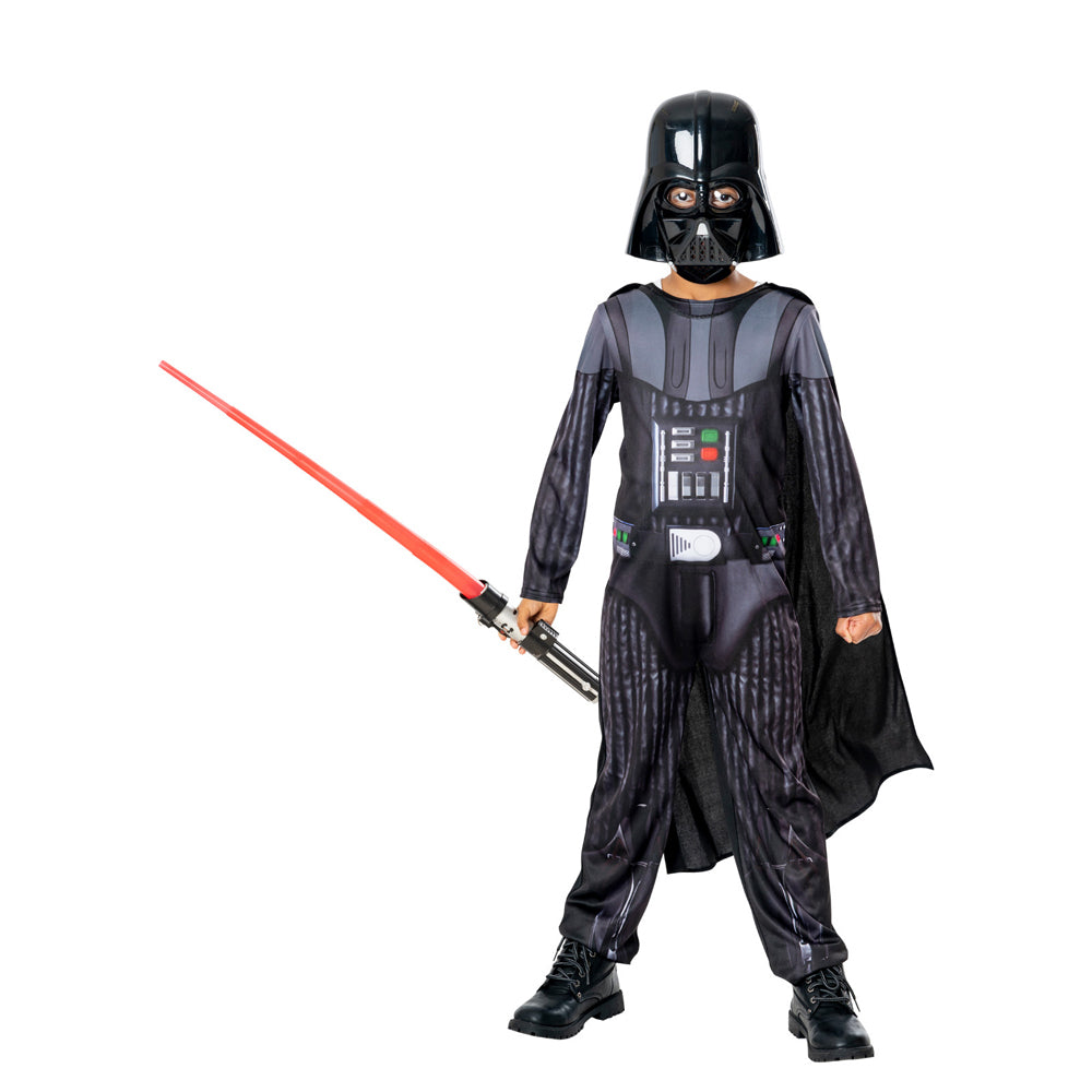 Star Wars Darth Vader Lightsaber Costume Party Dress-Up Size