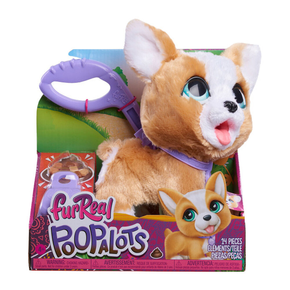 Furreal Poop-a-lots Corgi Interactive Toy for Children/Kids - Tan/White 4y+