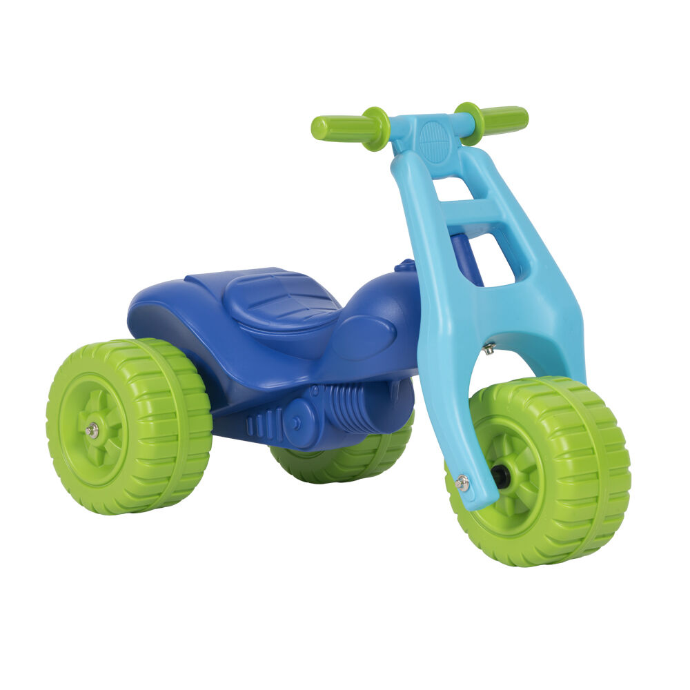 Avoca 59cm x 35cm Blue/Green Junior 3-Wheeled ATV Ride On Kids Toy 1-3y