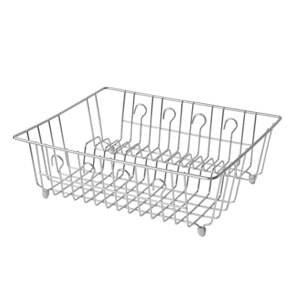 3044110-homeleisure-stainless-steel-dish-drainer-medium-silver